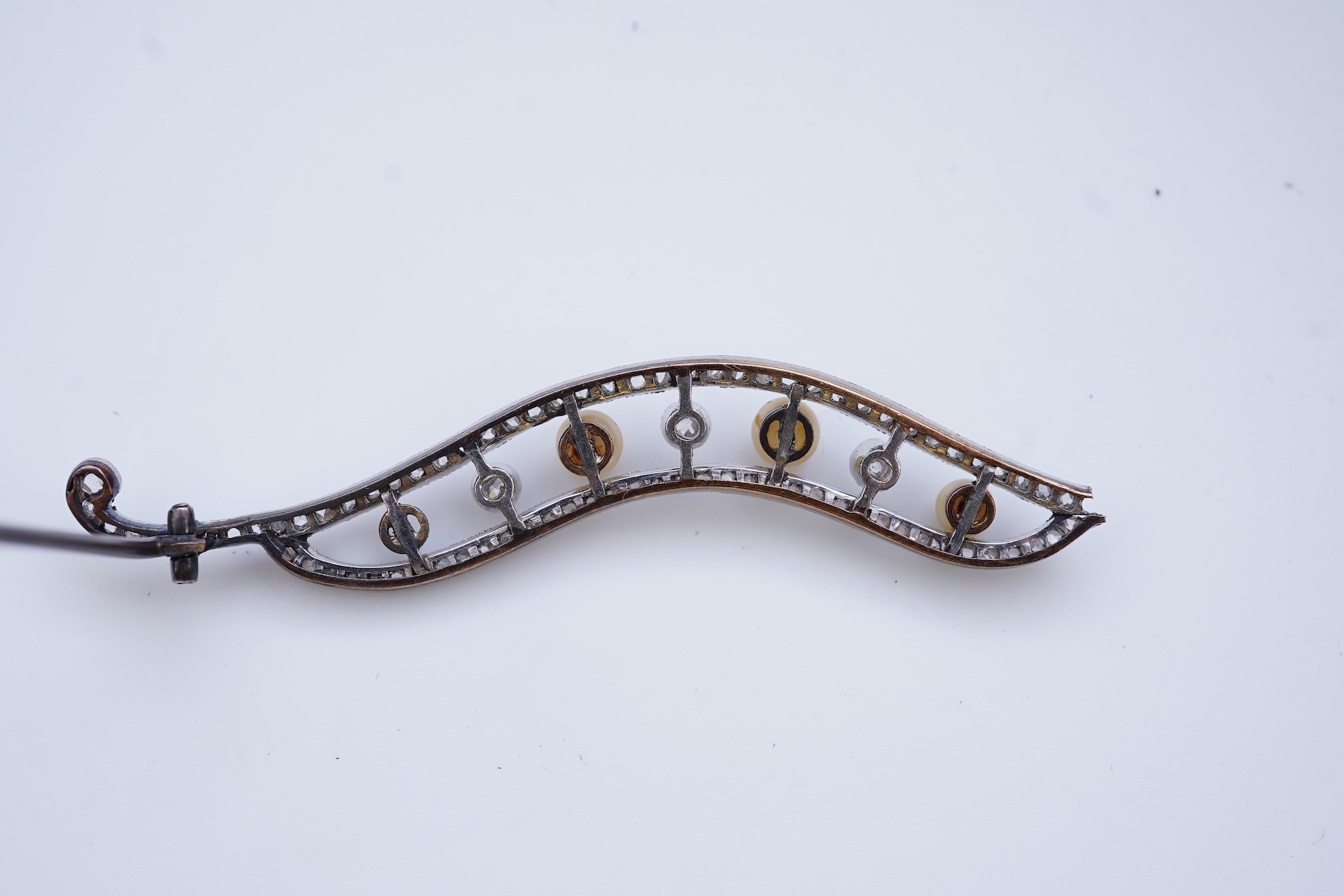 A diamond brooch, circa 1920